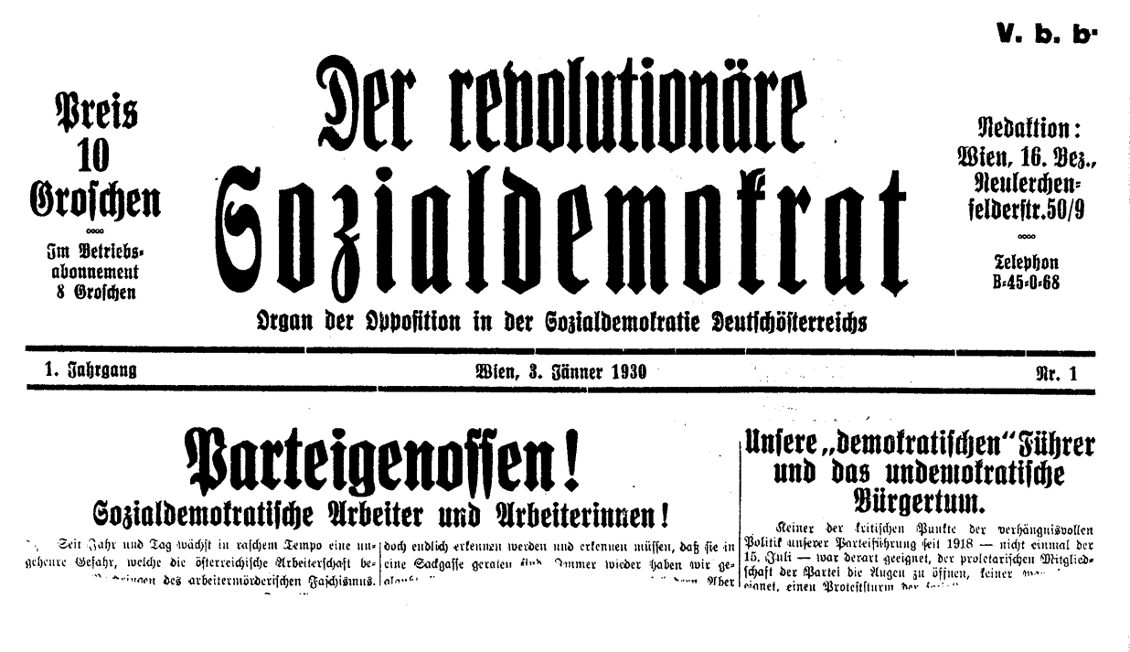 Der revolutionre Sozialdemokrat